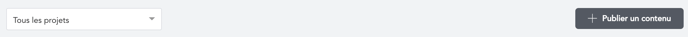 Tous les projets