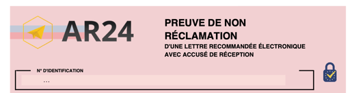 Preuve de négligence / de non réclamation