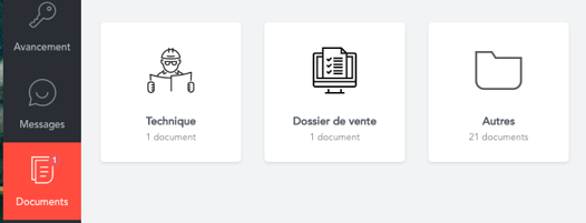 Signature électronique onglet documents